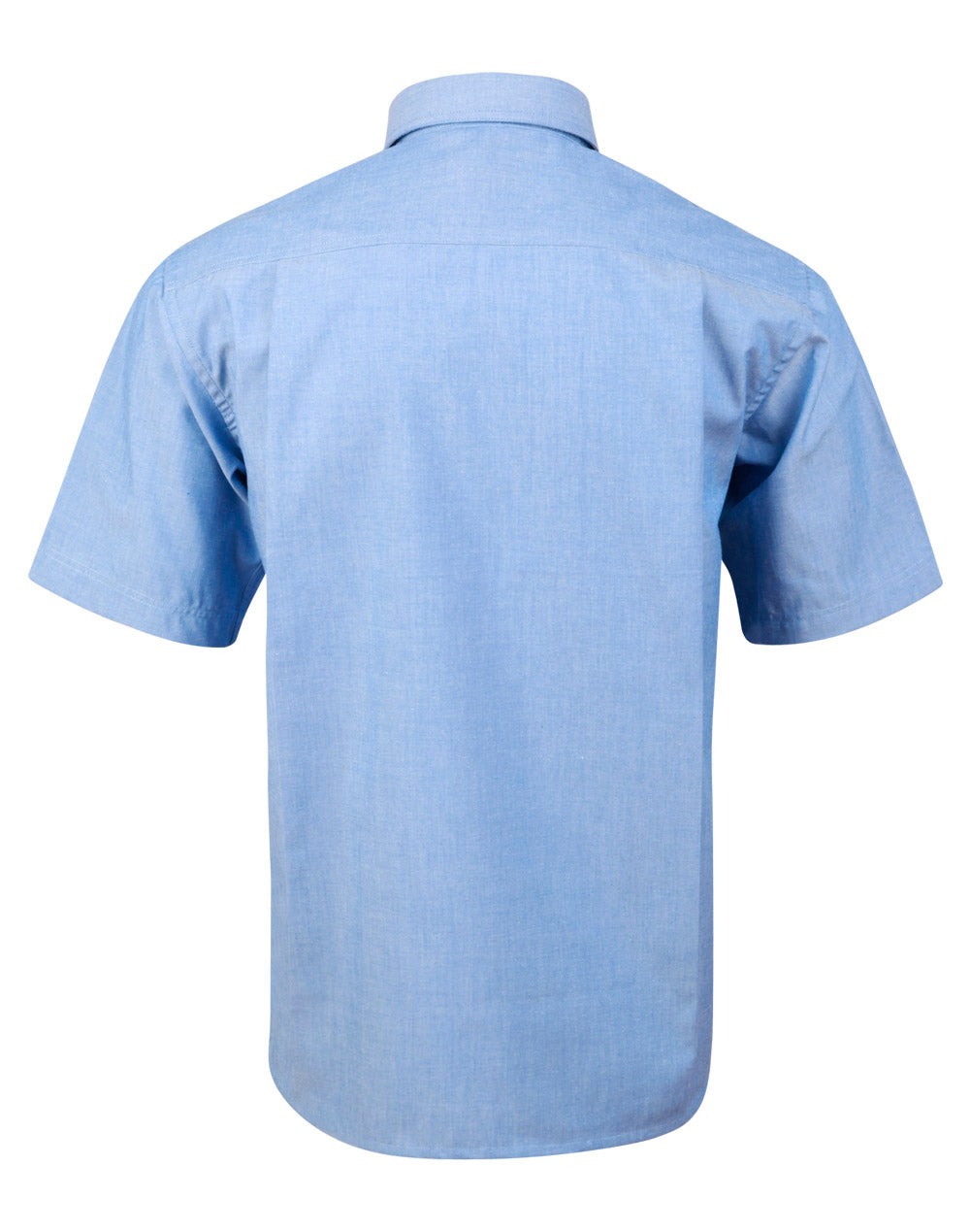 Men's Wrinkle Free Chambray Short Sleeve Shirt - BS03S