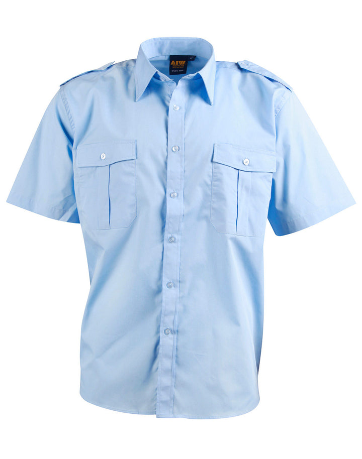 Unisex Epaulette Short Sleeve Shirt - BS06S