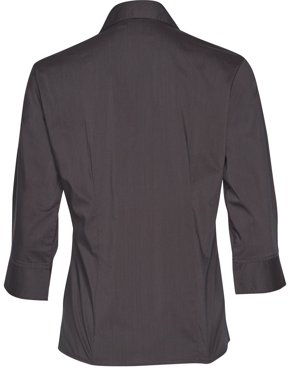 Ladies 3/4 Teflon Shirt Open Neckline - BS07Q