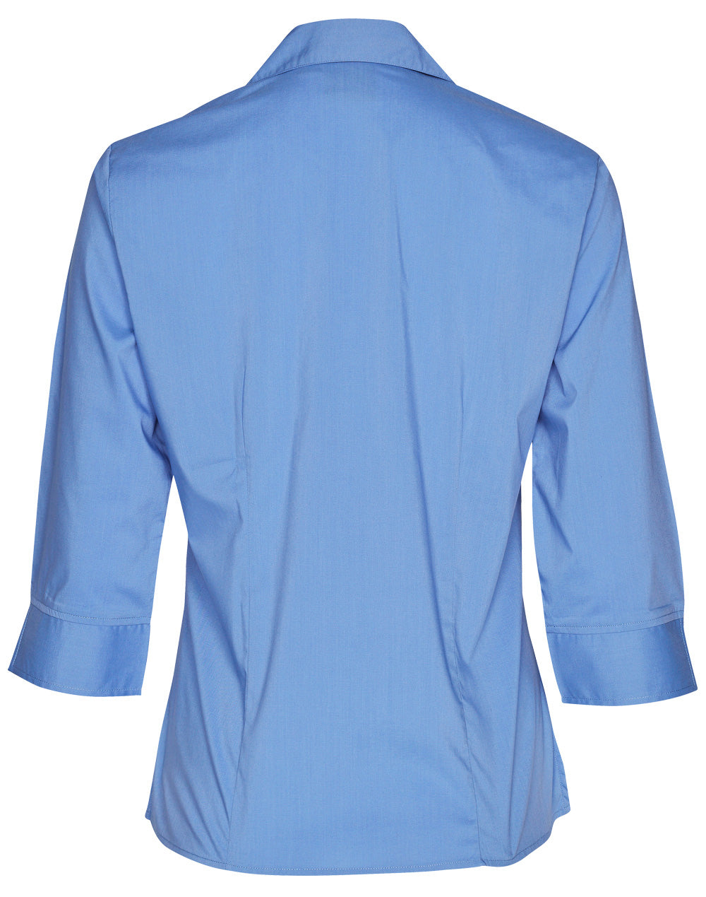 Ladies 3/4 Teflon Shirt Open Neckline - BS07Q