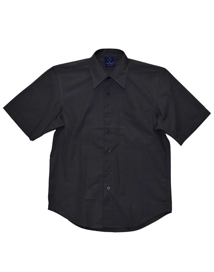 Men's Short Sleeve Teflon Business Shirt - BS08S