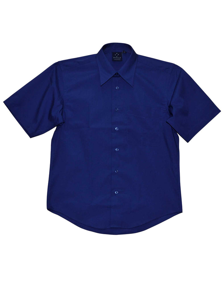 Men's Short Sleeve Teflon Business Shirt - BS08S