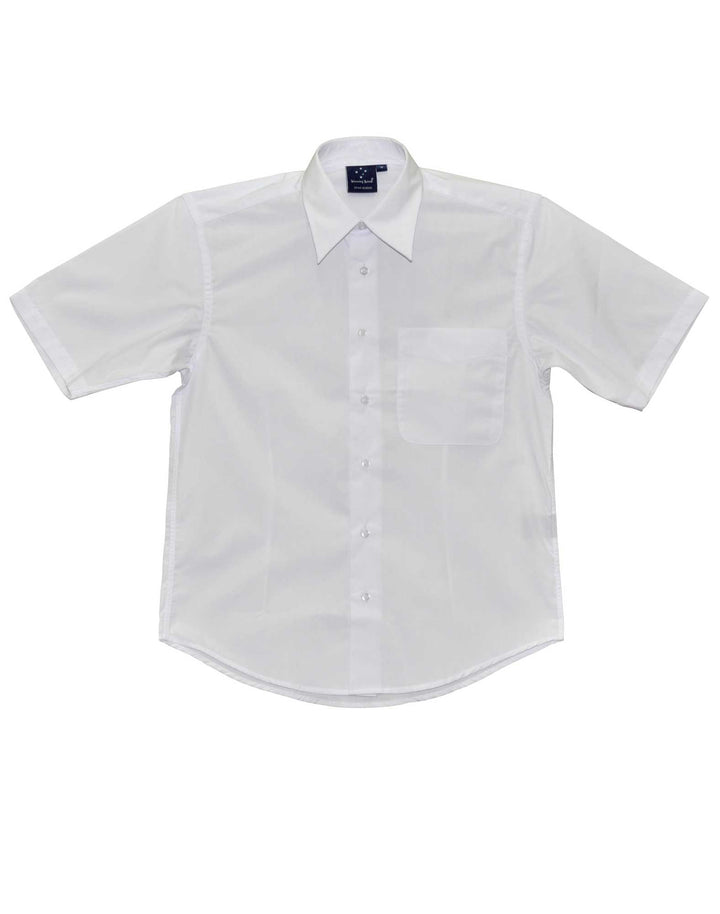 Men's Short Sleeve Teflon Business Shirt - BS08S