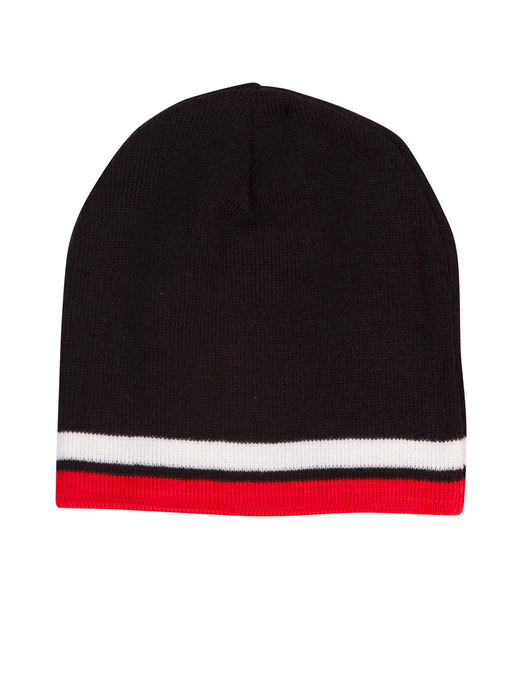 Acrylic Beanie w/ Stripes - CH63