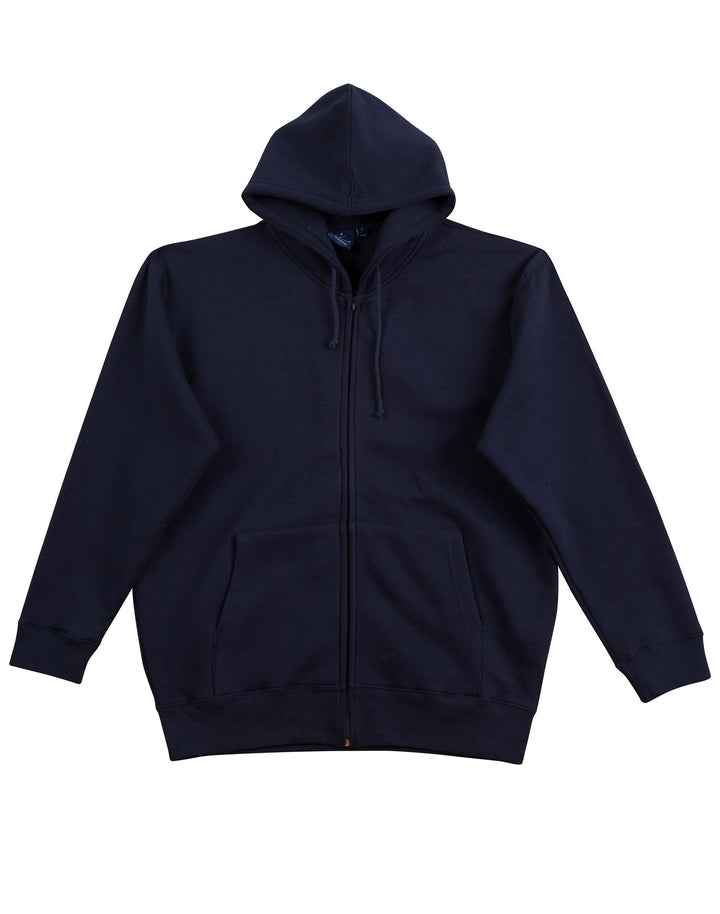 Men's Full Zip Fleecy Hoodie - FL03