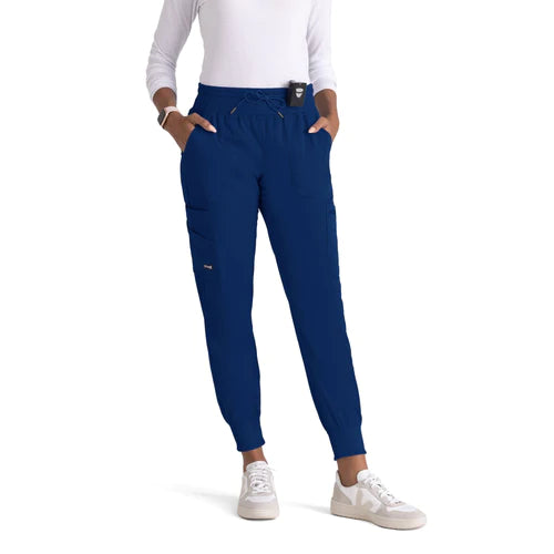 Ladies Carly Jogger Scrub Pant Petite - GRSP527.P