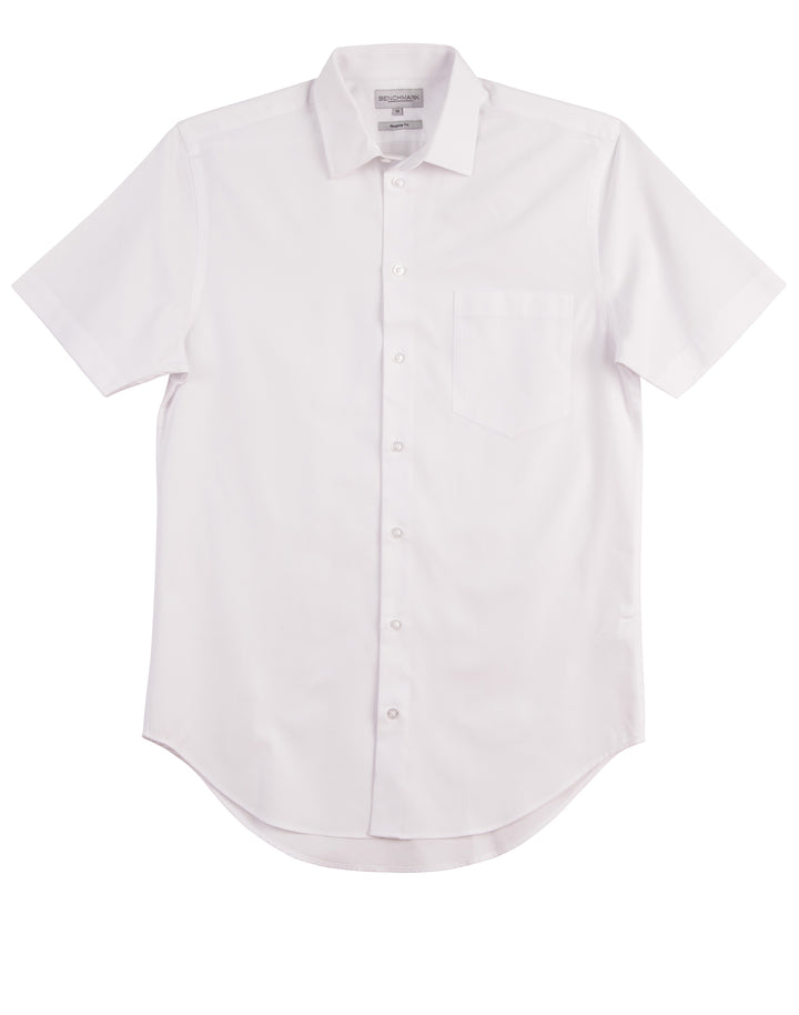 Mens CVC Oxford Short Sleeve Shirt - M7040S