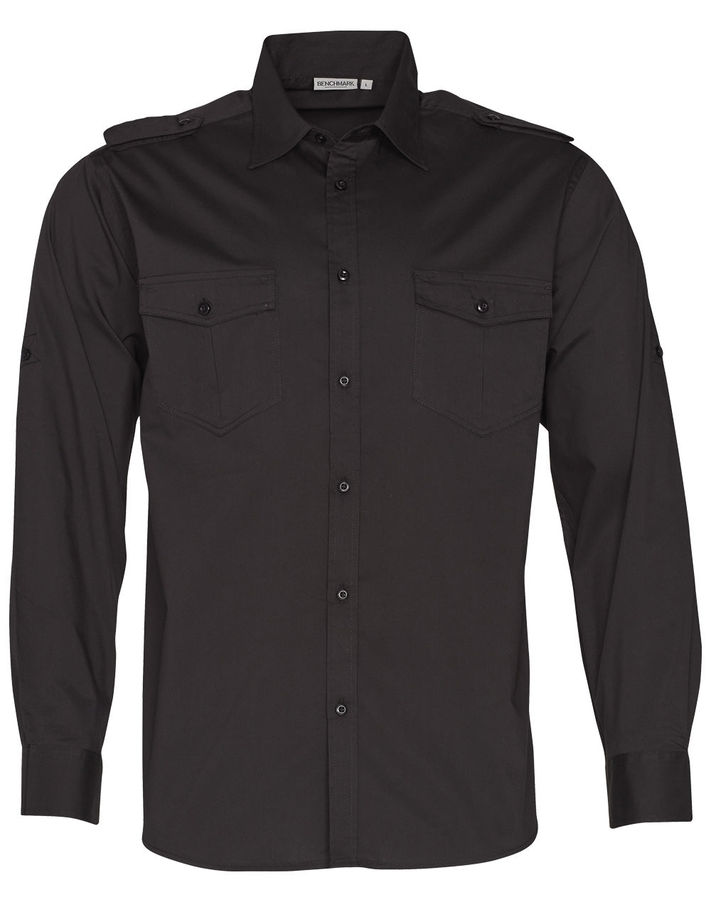 Mens Long Sleeve Military Shirt - M7912