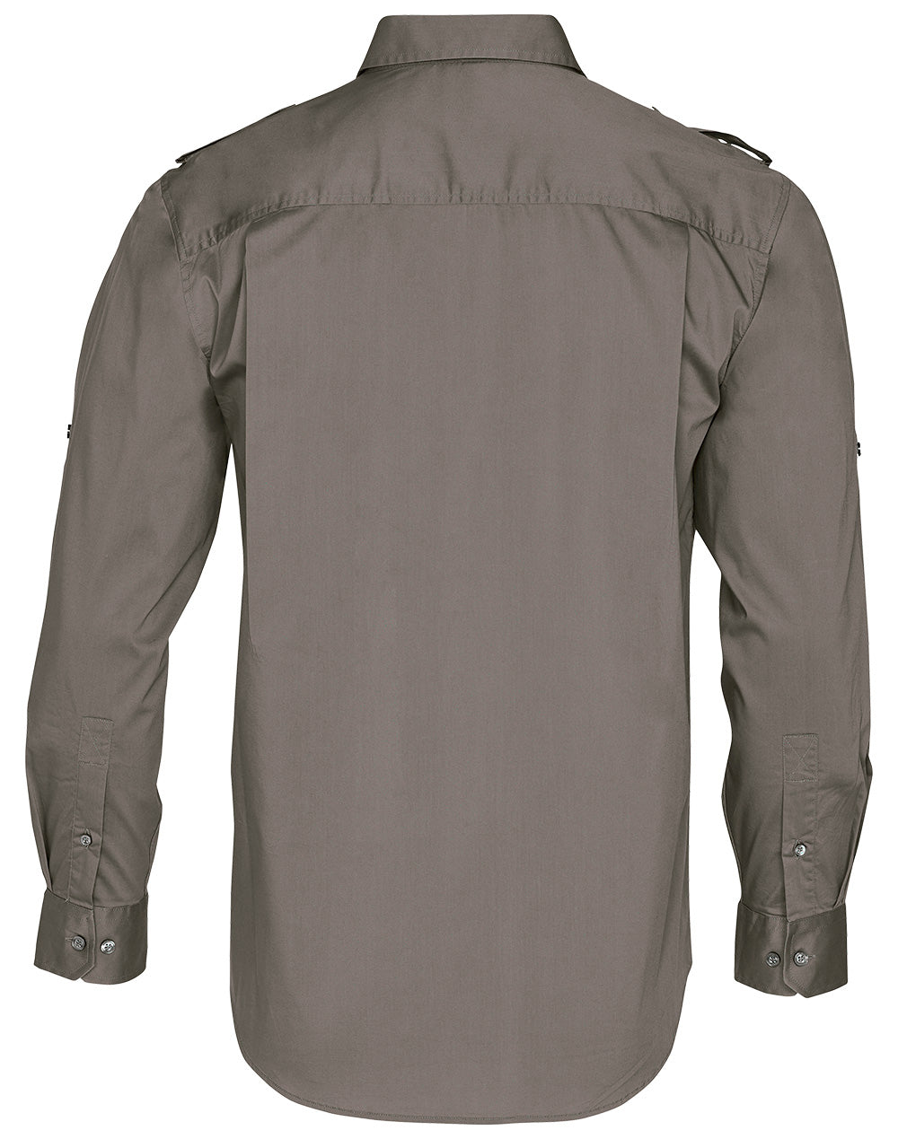 Mens Long Sleeve Military Shirt - M7912