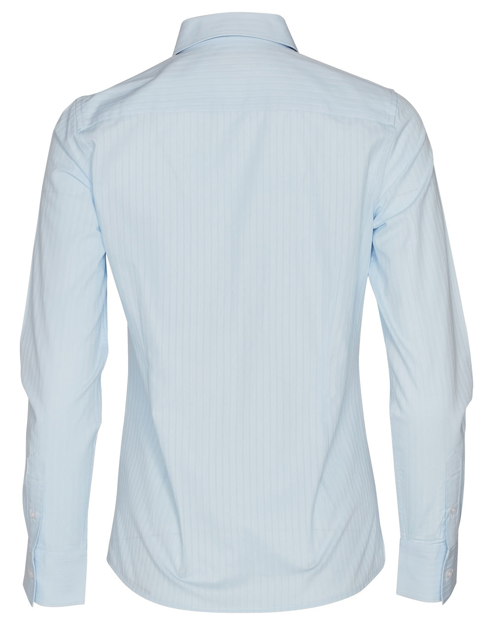 Ladies Self Stripe Long Sleeve Shirt - M8100L