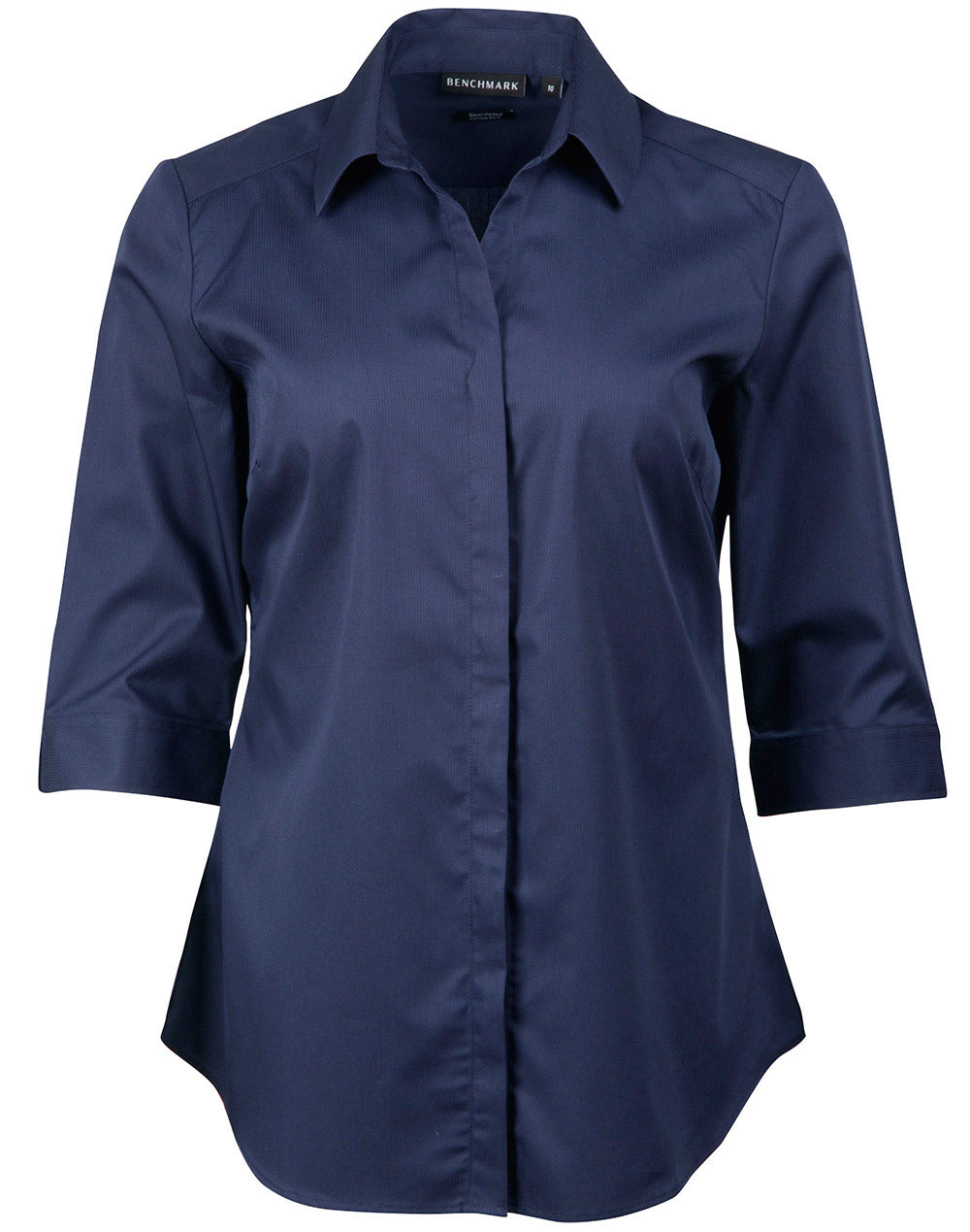 Ladies Taped Seam Barkley 3/4 Sleeve Shirt - M8110Q