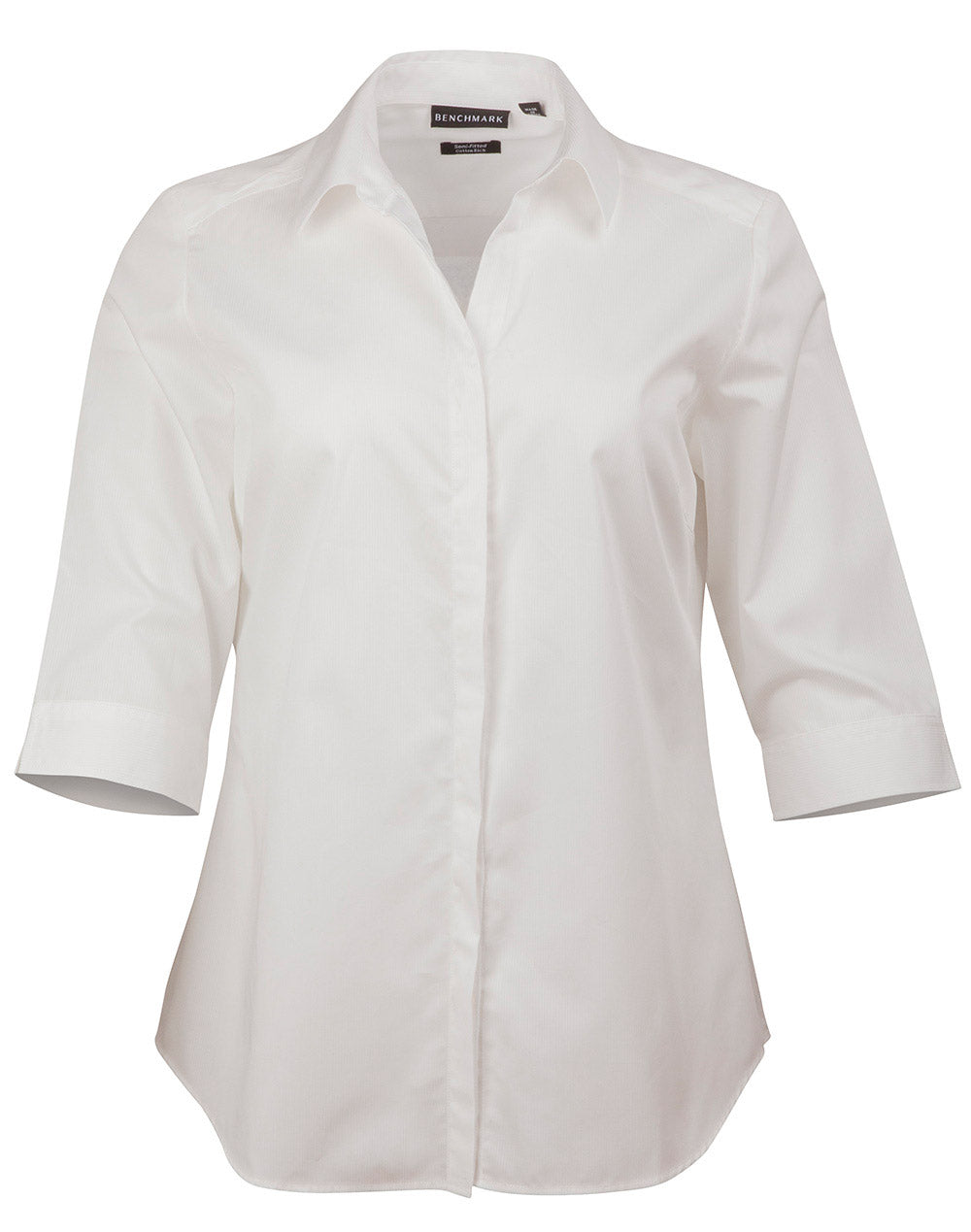 Ladies Taped Seam Barkley 3/4 Sleeve Shirt - M8110Q