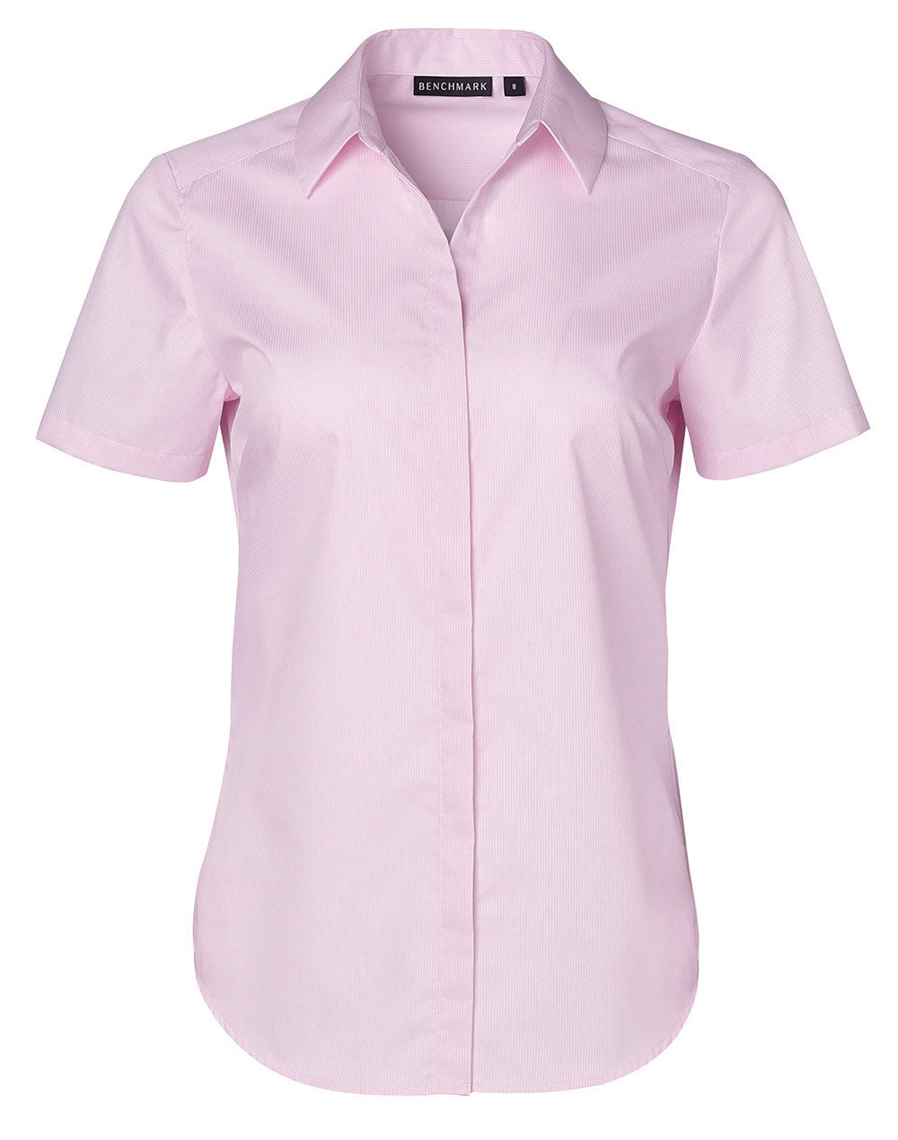 Ladies Taped Seam Barkley Short Sleeve Shirt - M8110S