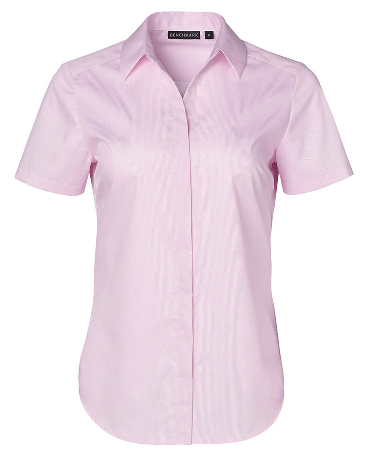 Ladies Taped Seam Barkley Short Sleeve Shirt - M8110S