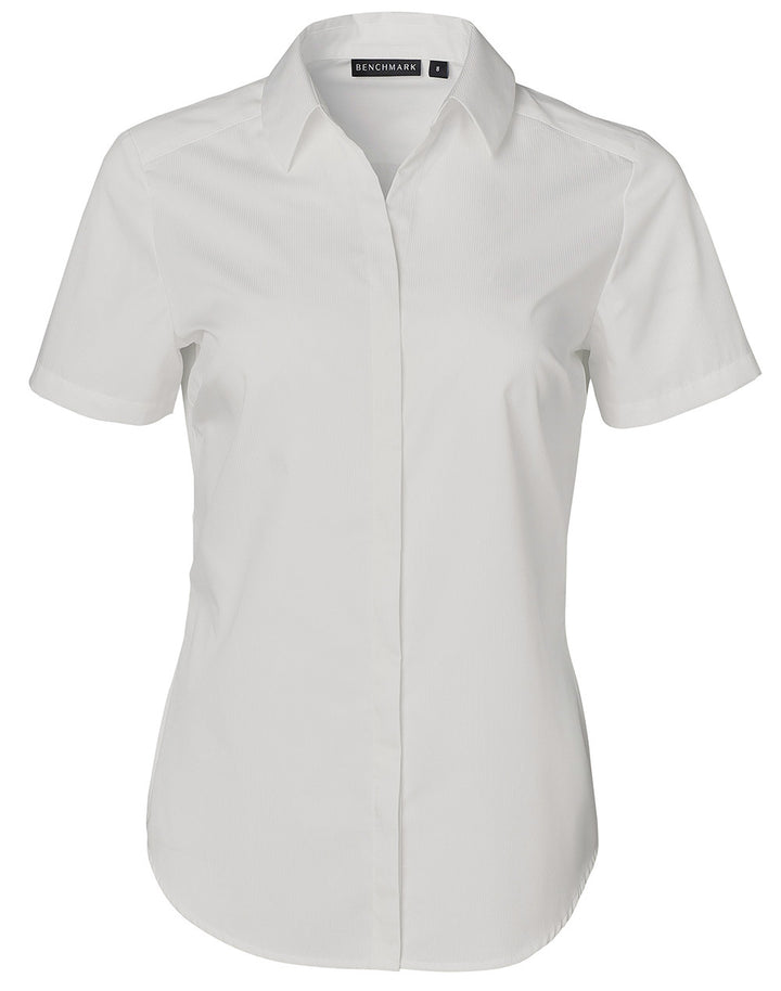 Ladies Taped Seam Barkley Short Sleeve Shirt - M8110S