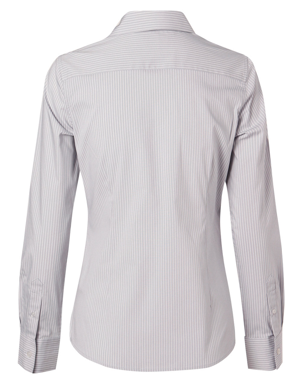 Ladies Ticking Stripe Long Sleeve Shirt - M8200L