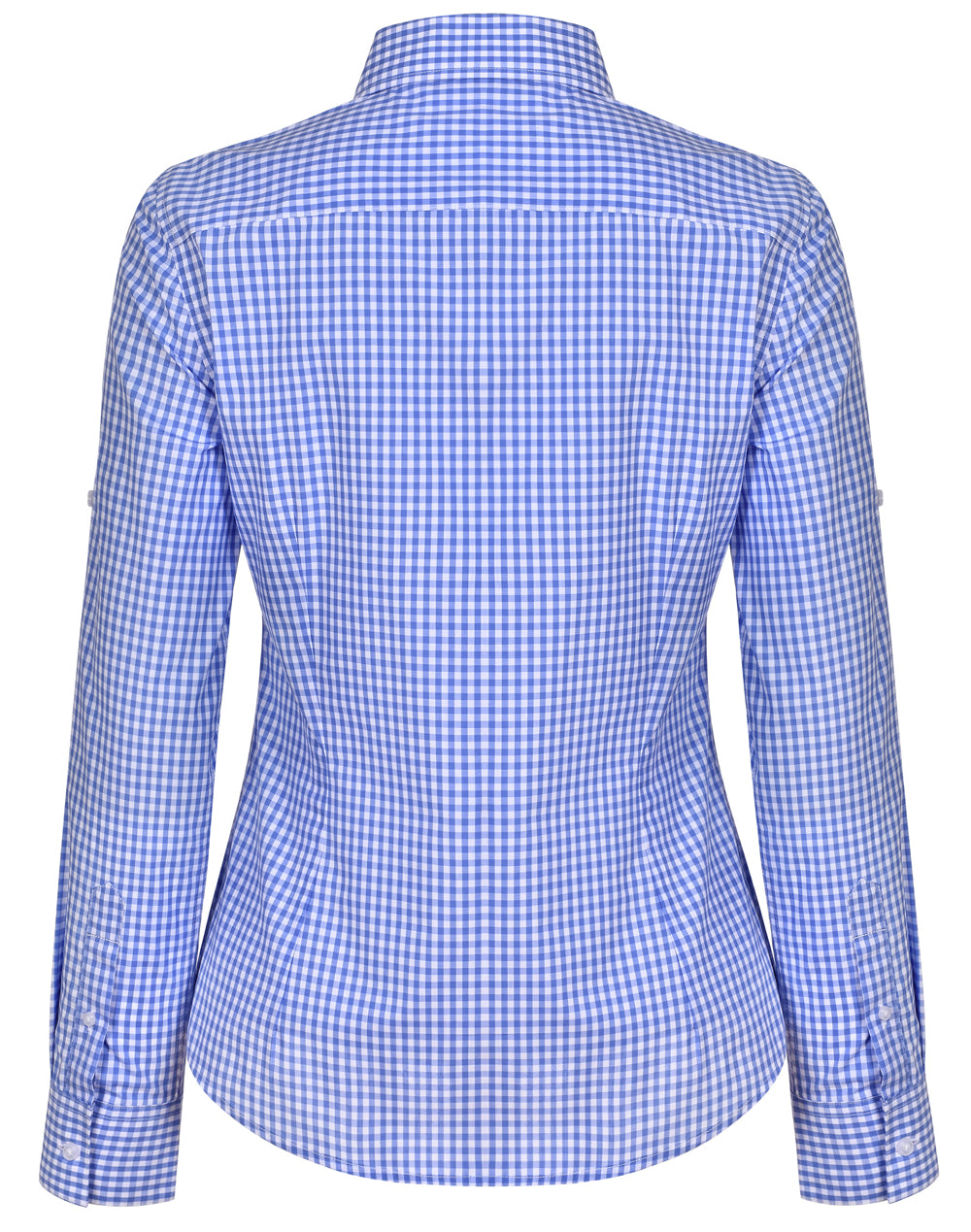 Ladies Gingham Check Long Sleeve Shirt - M8300L