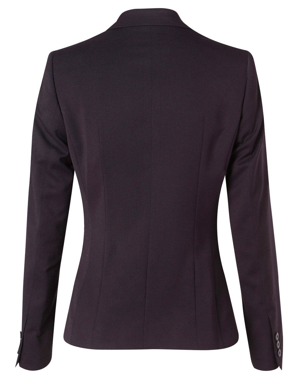 Ladies Poly/Viscose Stretch One Button Cropped Jacket - M9205