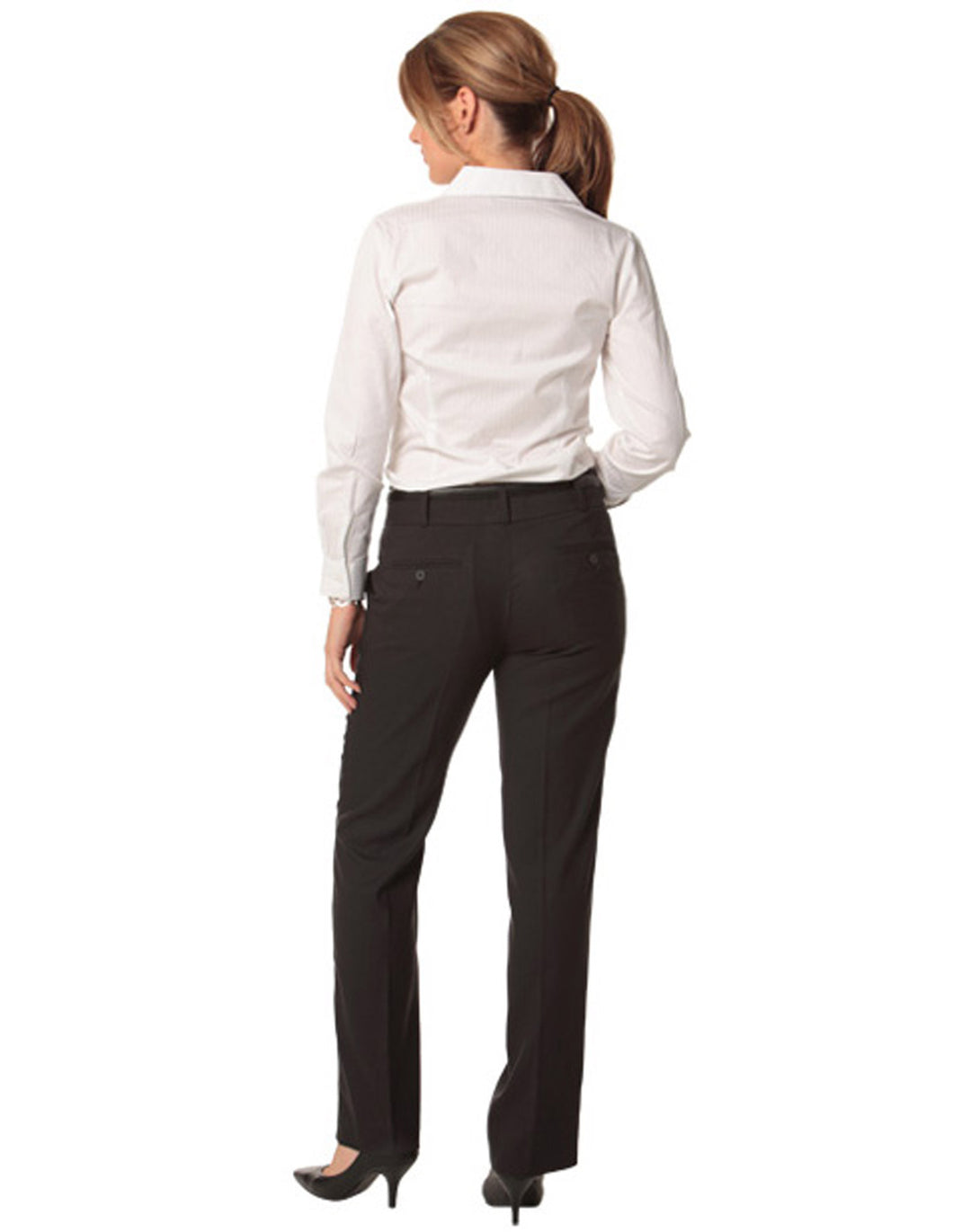 Ladies Poly Viscose Stretch Low Rise Pants - M9420