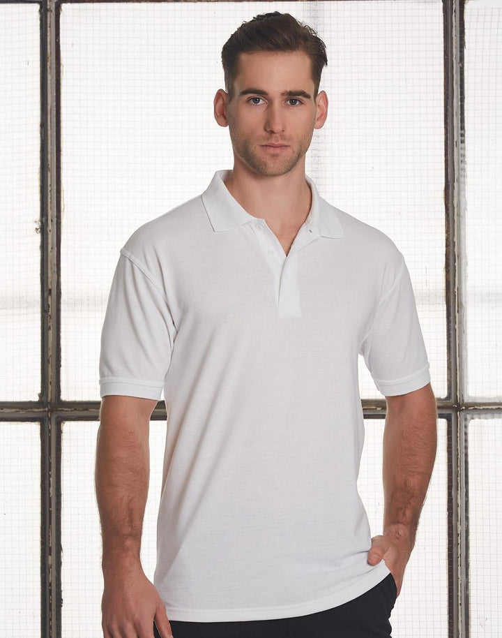 Men's 240gsm Tight Pique Short Sleeve - PS22