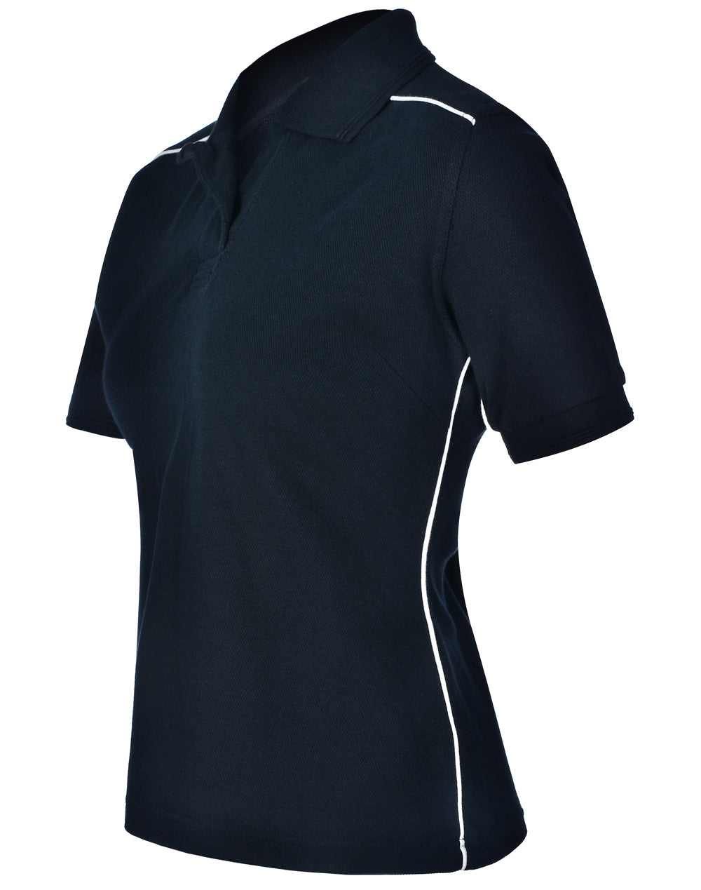 Ladies Contrast Piping Short Sleeve Polo - PS26