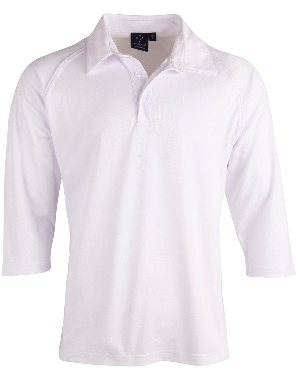 Men's 3/4 Mesh Knit Cricket Polo - PS29Q