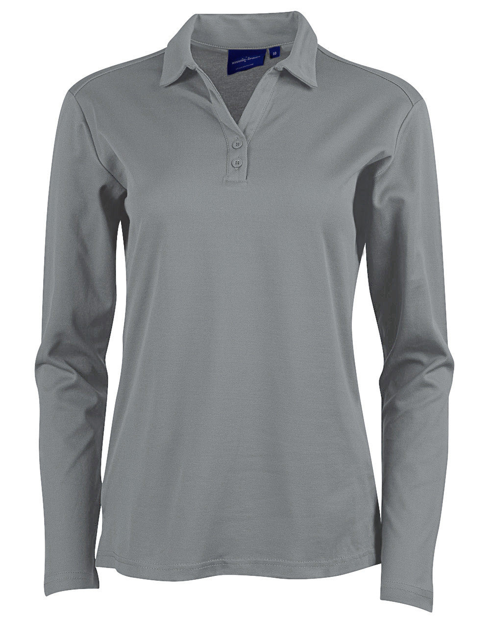 Ladies Cotton Back TrueDry Long Sleeve Polo - PS36B