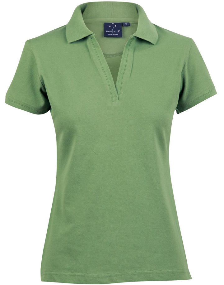 Ladies 100% Cotton Elastane Short Sleeve - PS40 (7 colours)