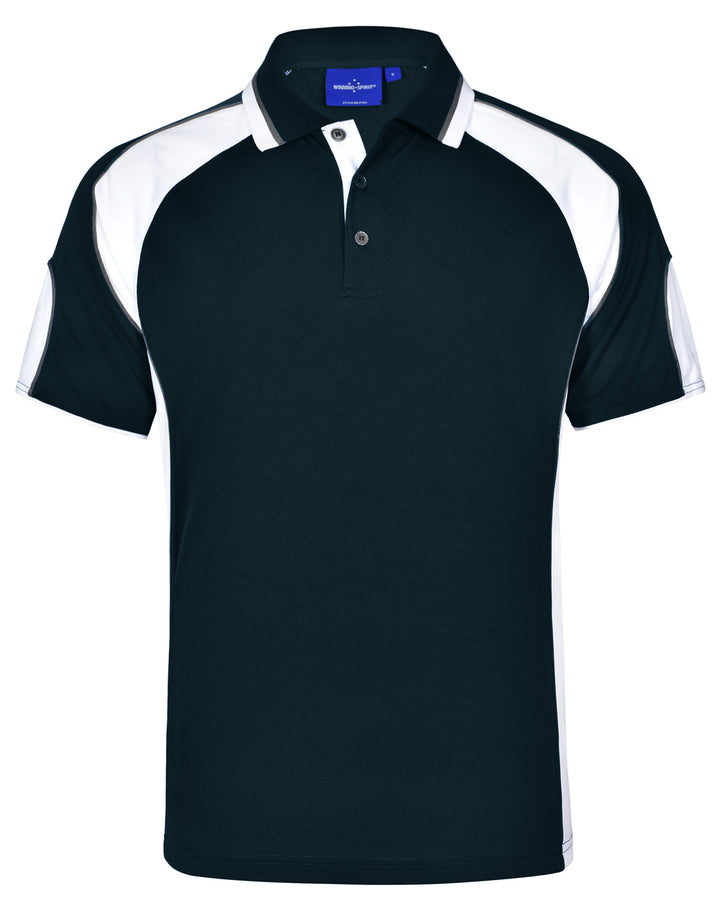 Men's Cooldry Contrast Polo Sleeve Panels - PS61(8 colours)