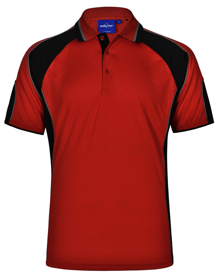 Men's Cooldry Contrast Polo Sleeve Panels - PS61(8 colours)