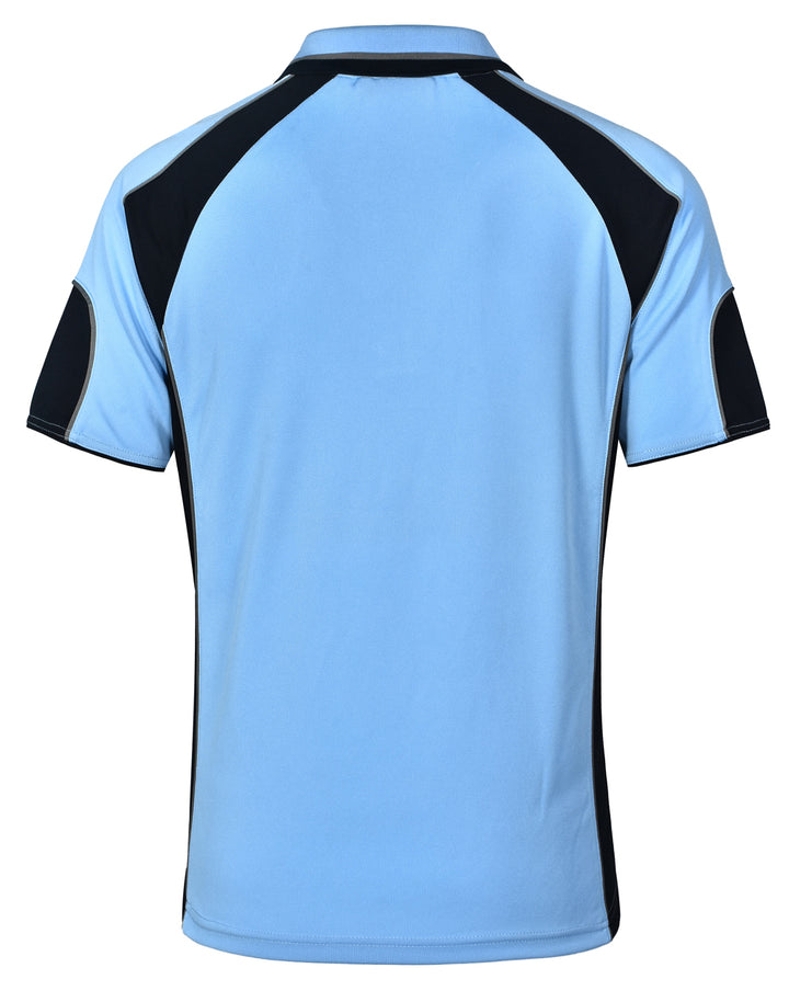 Men's Cooldry Contrast Polo Sleeve Panels - PS61(8 colours)