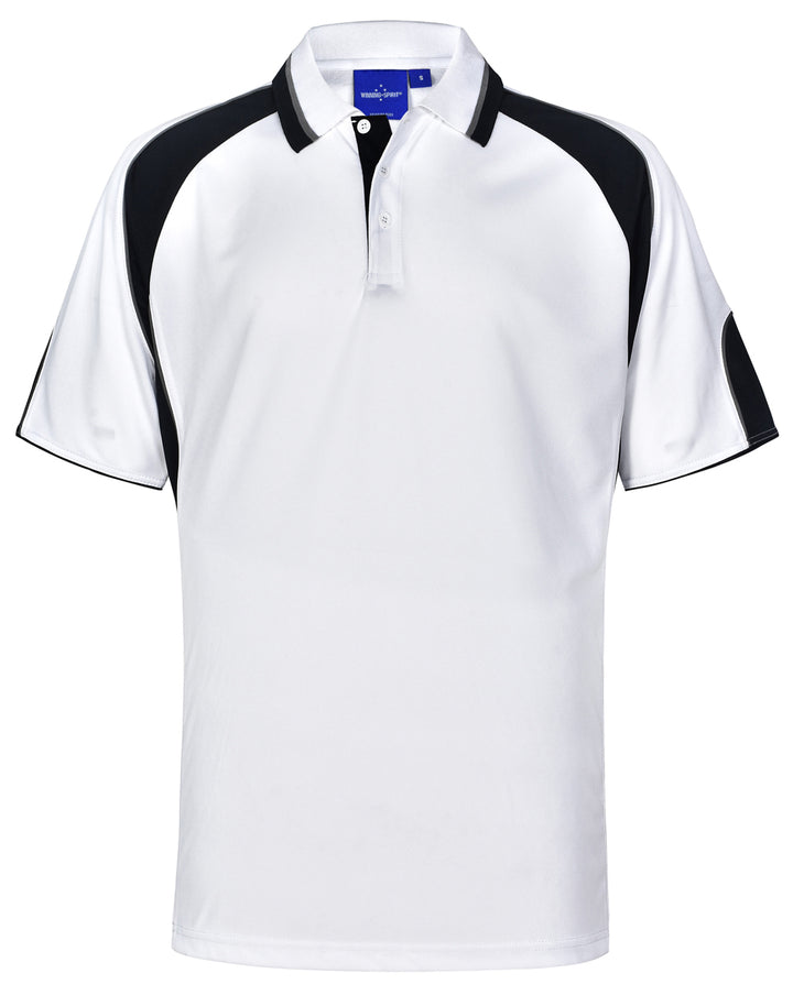 Men's Cooldry Contrast Polo Sleeve Panels - PS61(8 colours)