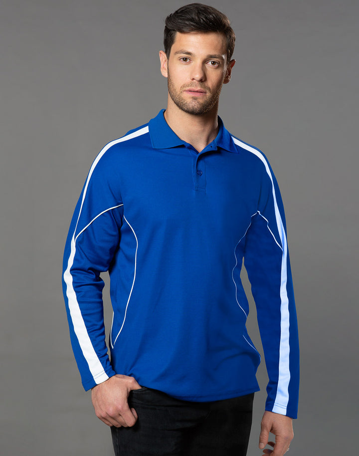 Men's Truedry Long Sleeve Polo - PS69