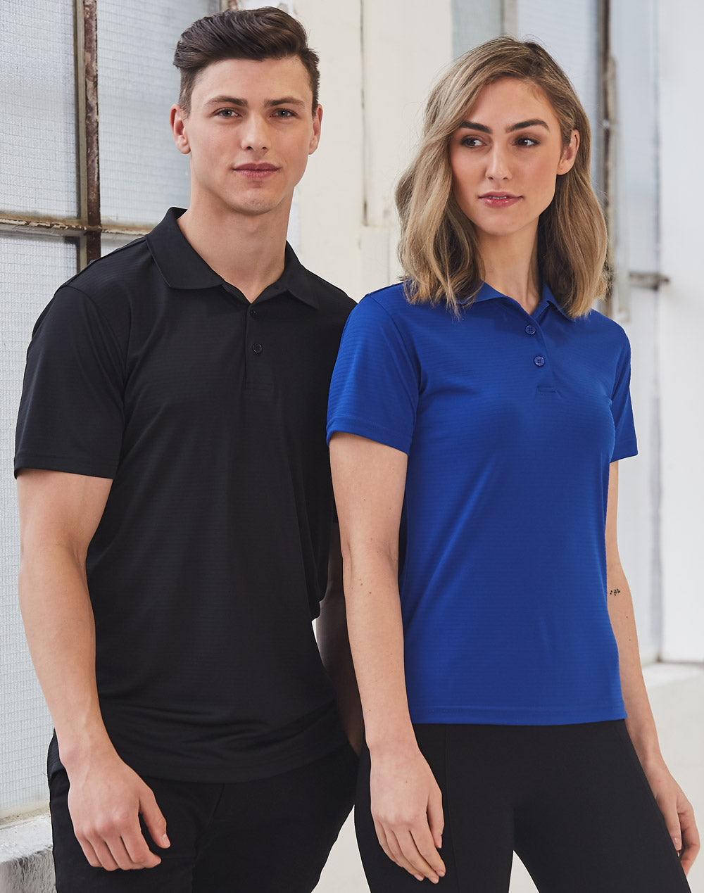 Ladies Textured Polo - PS76