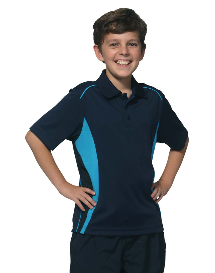 Kids Cooldry Contrast Polo - PS79K