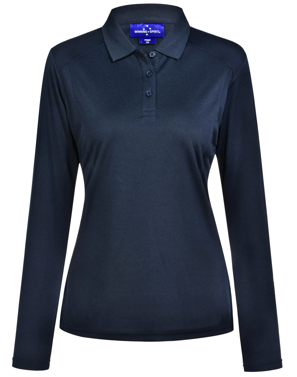 Ladies Bamboo Charcoal Eco-Friendly Fabric Long Sleeve Polo - PS90