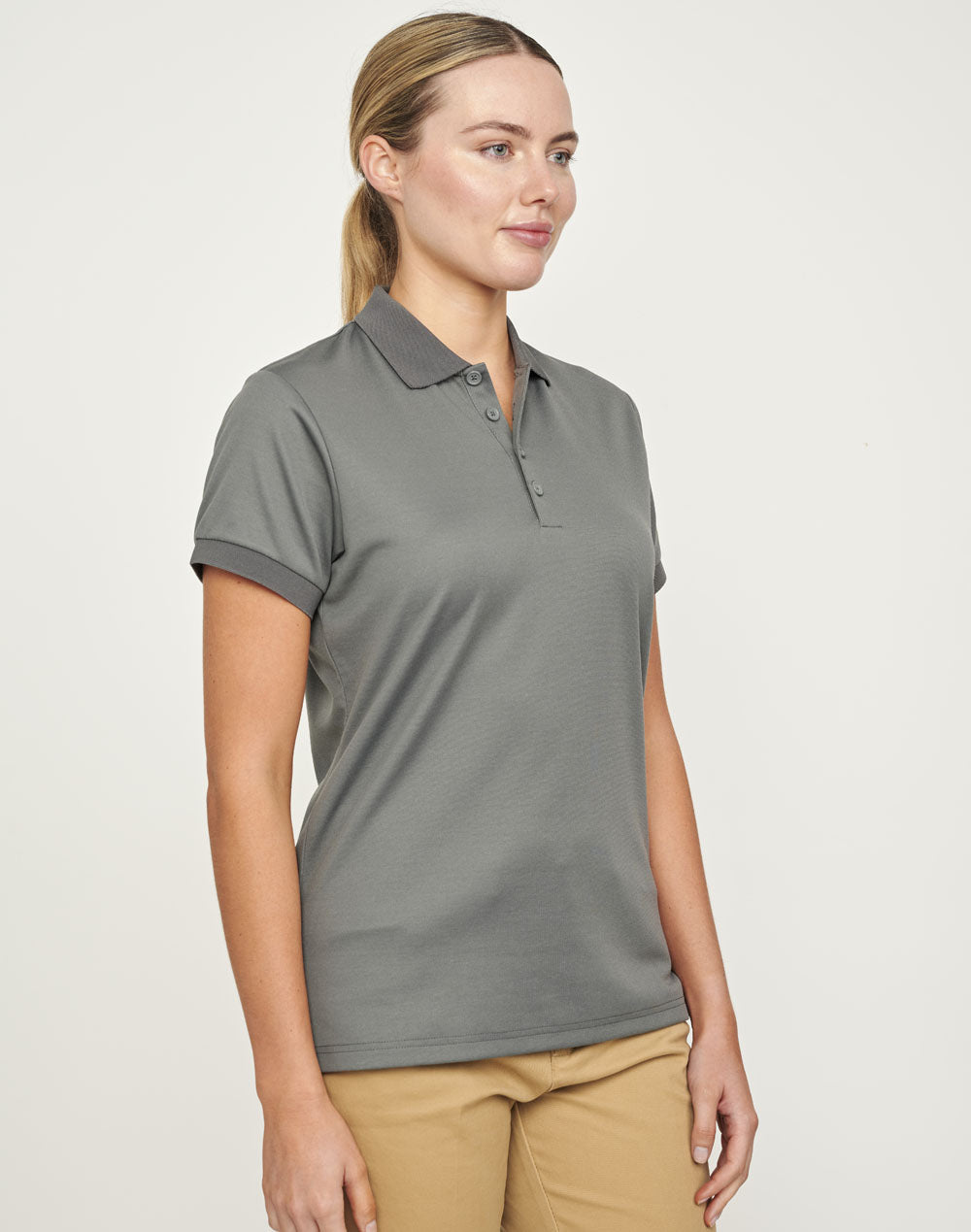 Ladies Sustainable Poly/Cotton Corporate Short Sleeve Polo - PS92