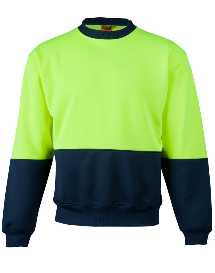 Hi Vis Two Tone Windcheater Crew Neck - SW09