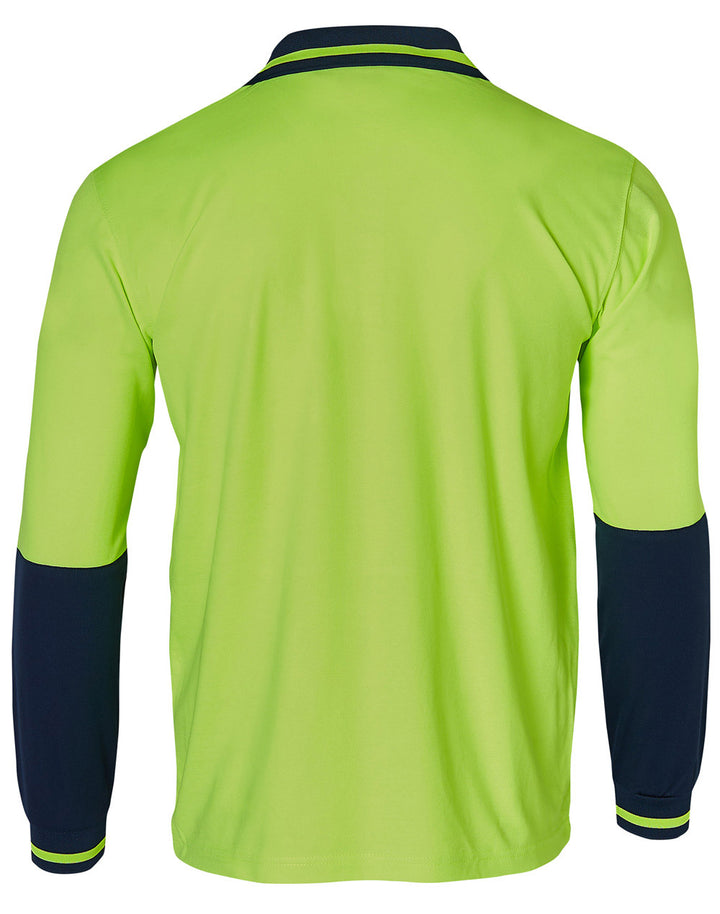 Hi Vis Truedry Micro-Mesh Long Sleeve Polo - SW11