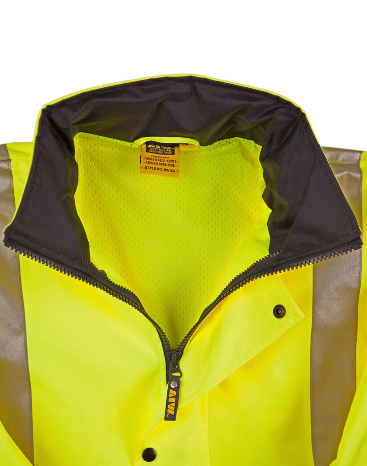 Hi Vis Night Reflective Rain Proof Jacket - SW18A