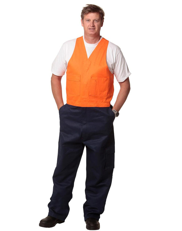 Hi Vis Action Back Overall Stout Size - SW202