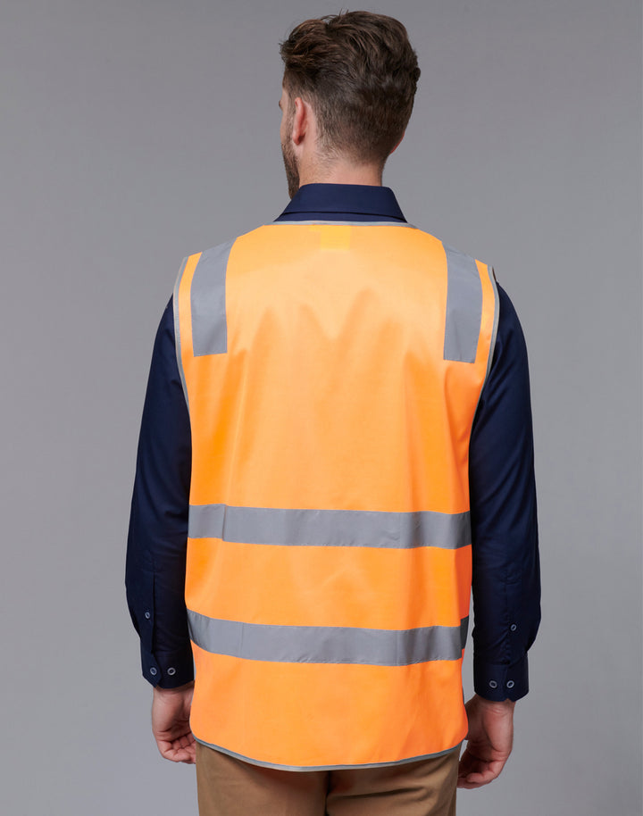 Unisex Hi-Vis Safety Vest With Reflective Tapes - SW40