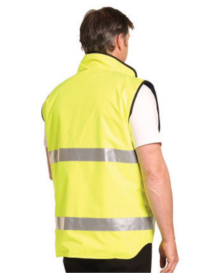 Hi Vis Mandarine Collar Vest - SW49