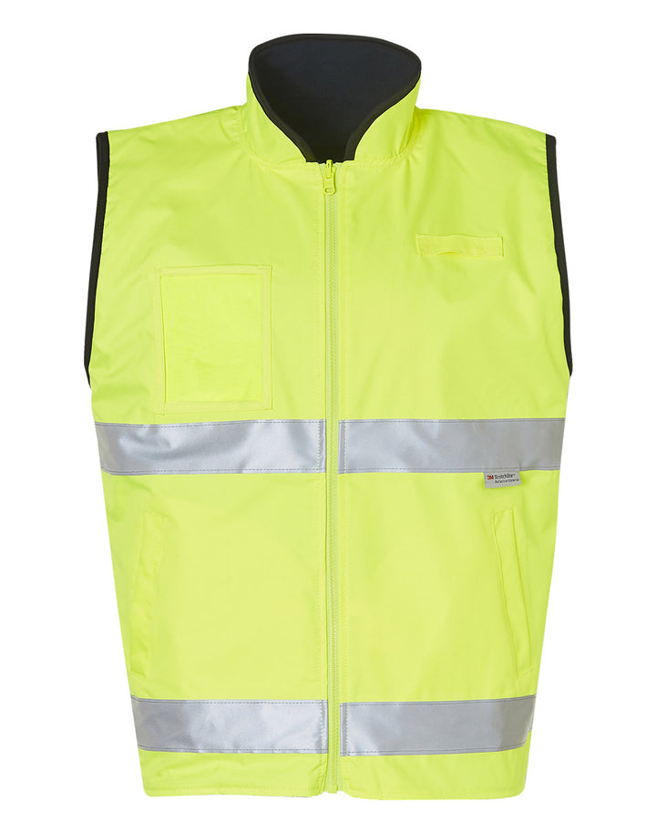 Hi Vis Mandarine Collar Vest - SW49