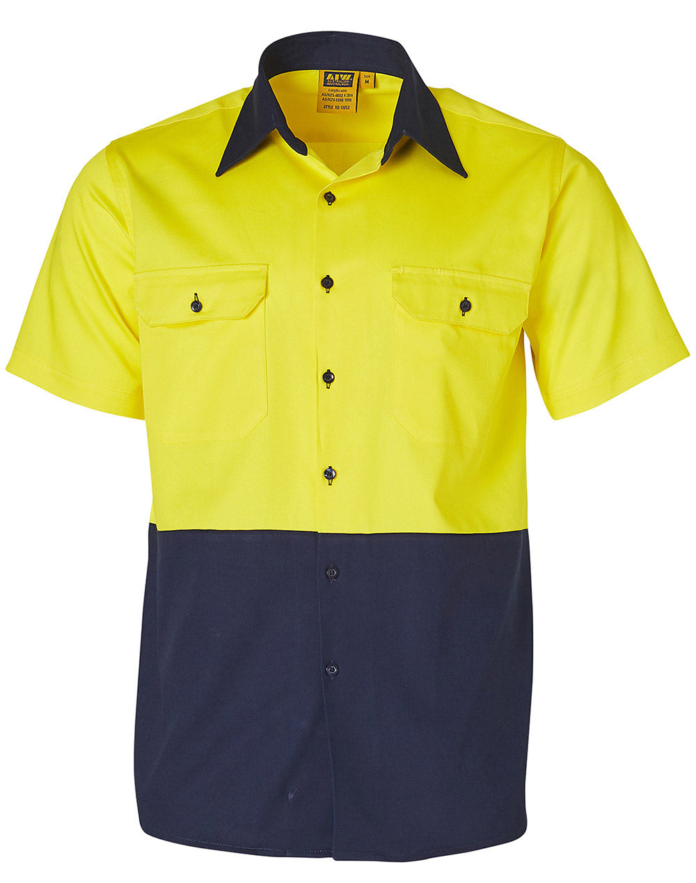 Hi Vis Two Tone Short Sleeve Shirt - SW53