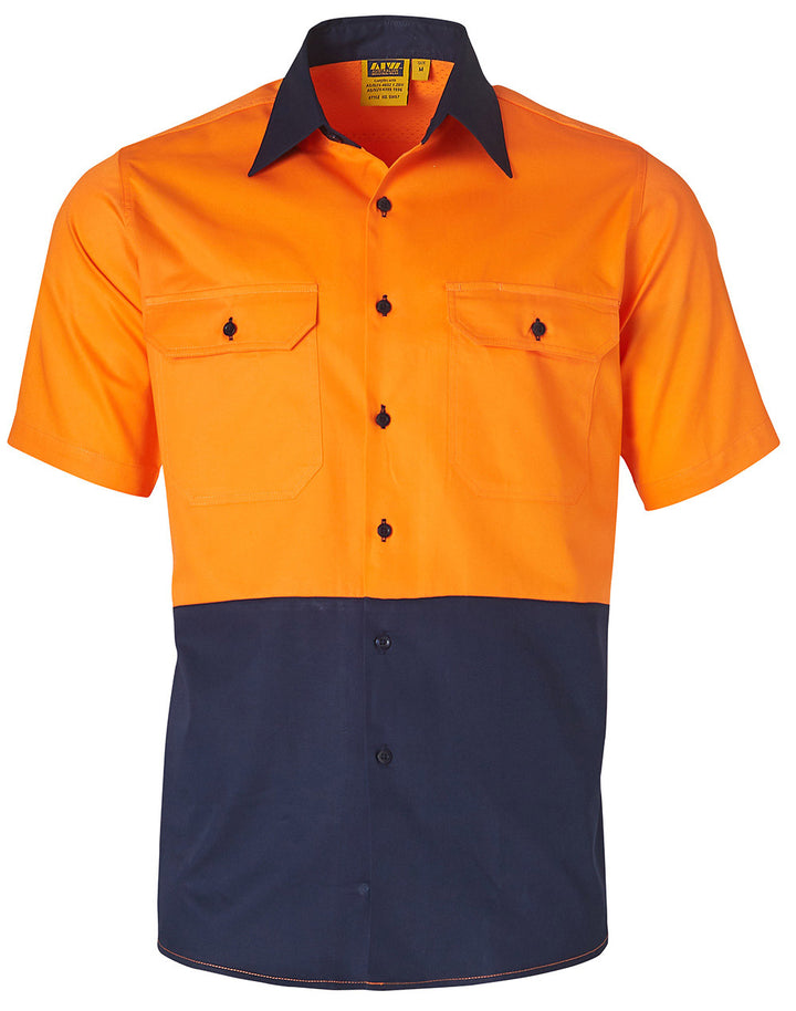 Hi Vis Two Tone Cool Breeze Short Sleeve Shirt - SW57