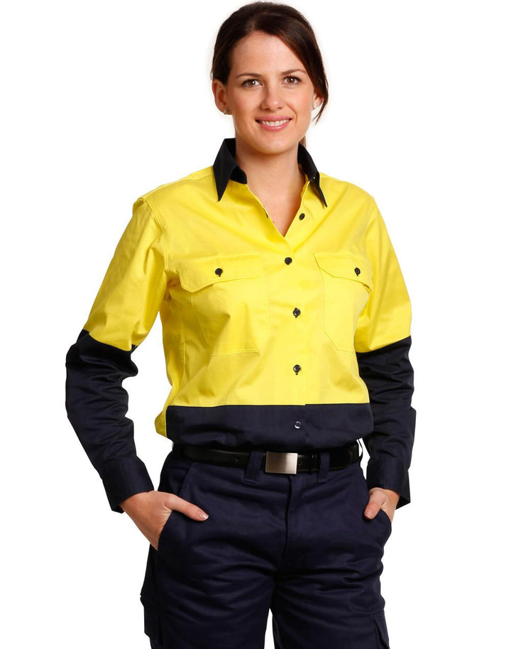 Ladies Long Sleeve Safety Shirt - SW64