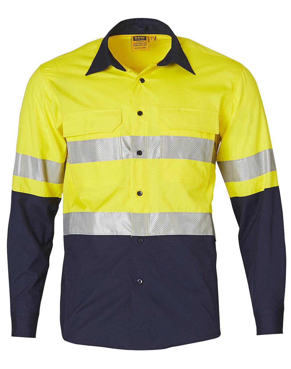 Hi Vis Cotton Rip Shirt Long Sleeve - SW69