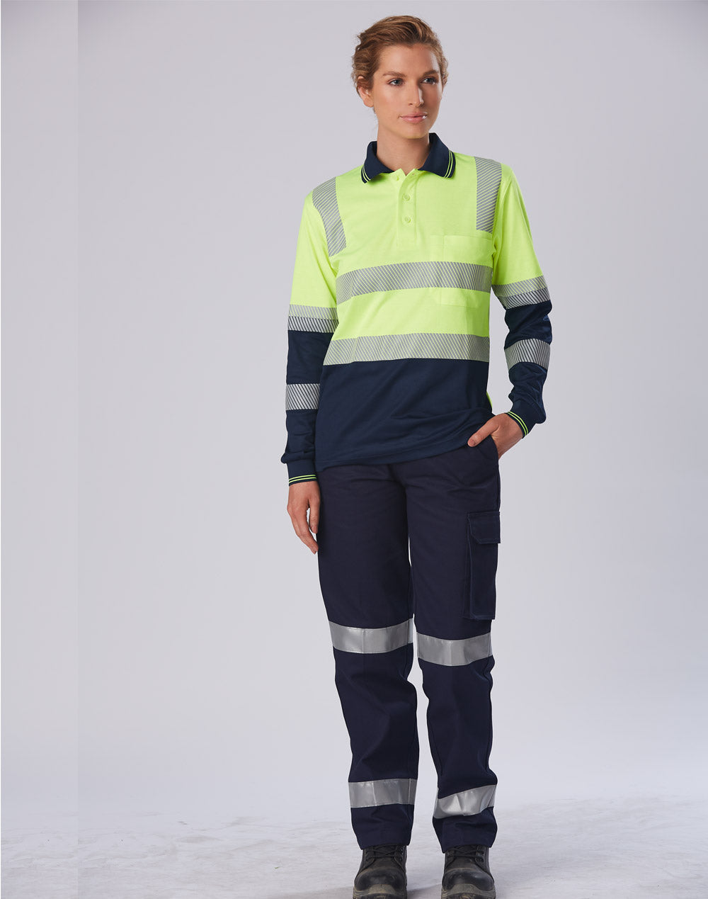 Unisex Hi Vis Long Sleeve Shirt - SW74