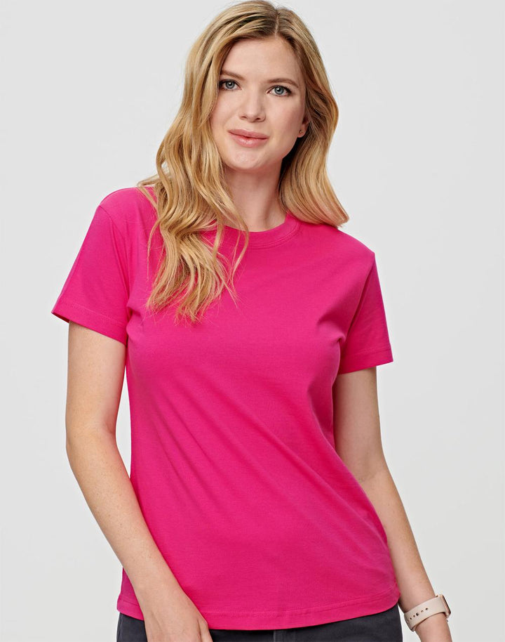 Ladies 100% Cotton Semi Fitted Tee - TS38 (9 colours)